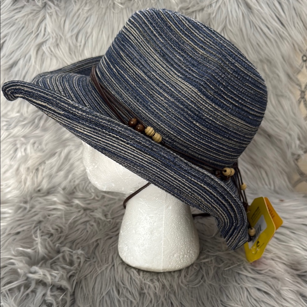Sun Day Sunset Hat Denim UPF50+ Medium NWT - Picture 11 of 16